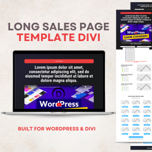 sales page - long template