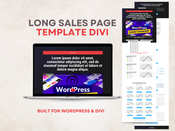 sales page - long template